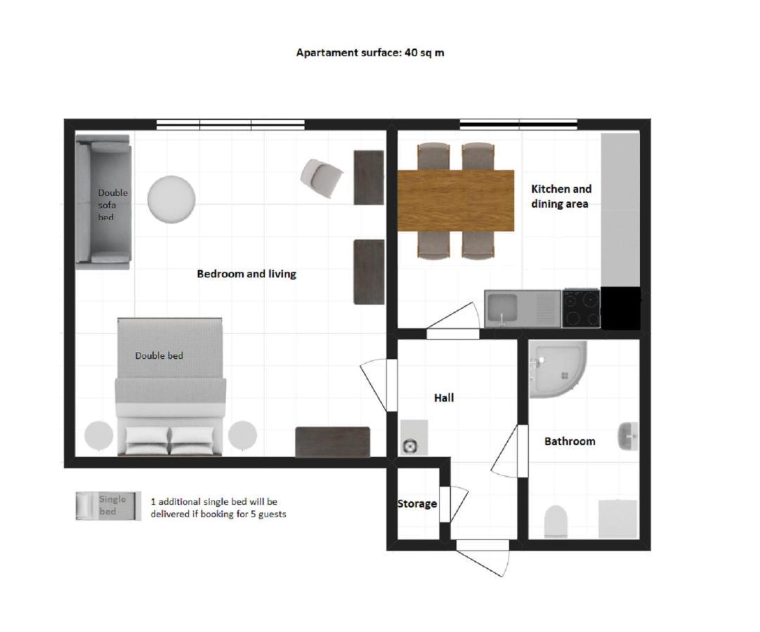 Modern Apartments Cracovia Exterior foto